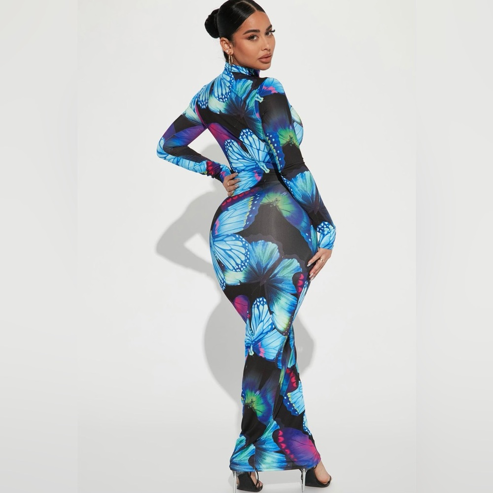 COPY - Beautiful maxi butterfly dress